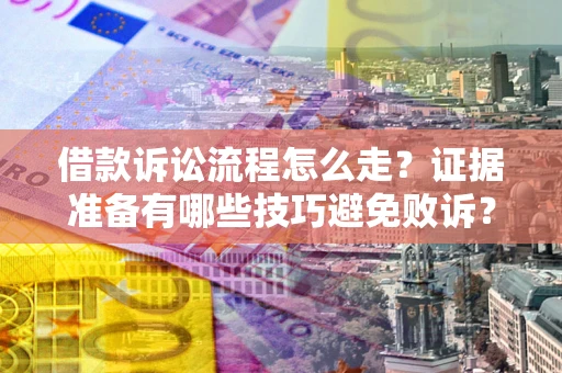 武汉借款诉讼流程怎么走？证据准备有哪些技巧避免败诉？