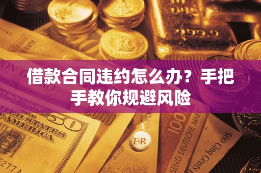 武汉借款合同违约怎么办？手把手教你规避风险