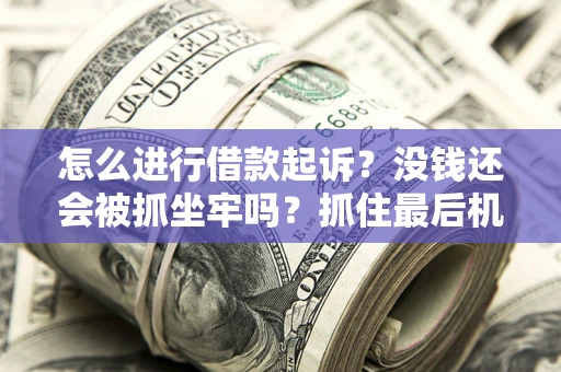 武汉怎么进行借款起诉？没钱还会被抓坐牢吗？抓住最后机会！