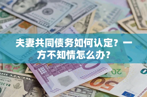 武汉夫妻共同债务如何认定？一方不知情怎么办？