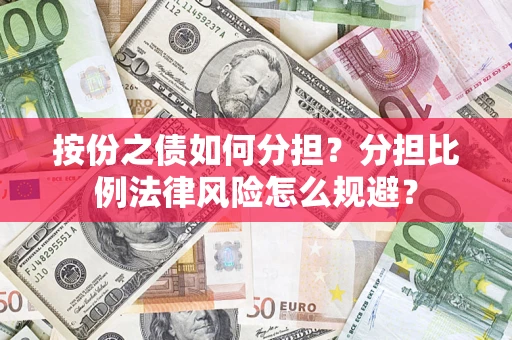 武汉按份之债如何分担？分担比例法律风险怎么规避？