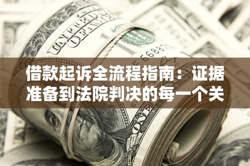 武汉借款起诉全流程指南：证据准备到法院判决的每一个关键步骤