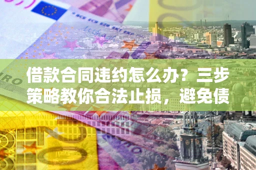 武汉借款合同违约怎么办？三步策略教你合法止损，避免债务危机升级