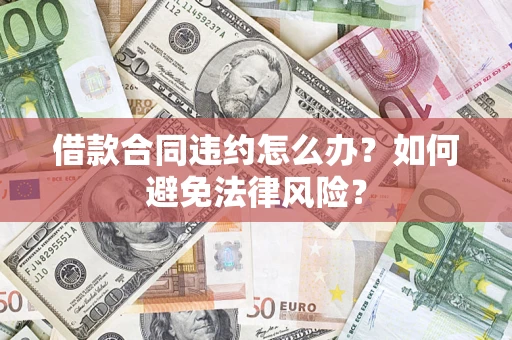 武汉借款合同违约怎么办？如何避免法律风险？