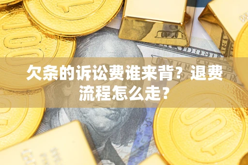 武汉欠条的诉讼费谁来背？退费流程怎么走？